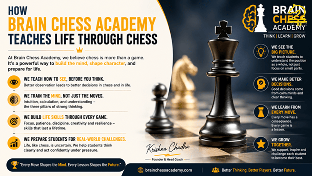 How Brain Chess Academy Teaches Life Through Chess