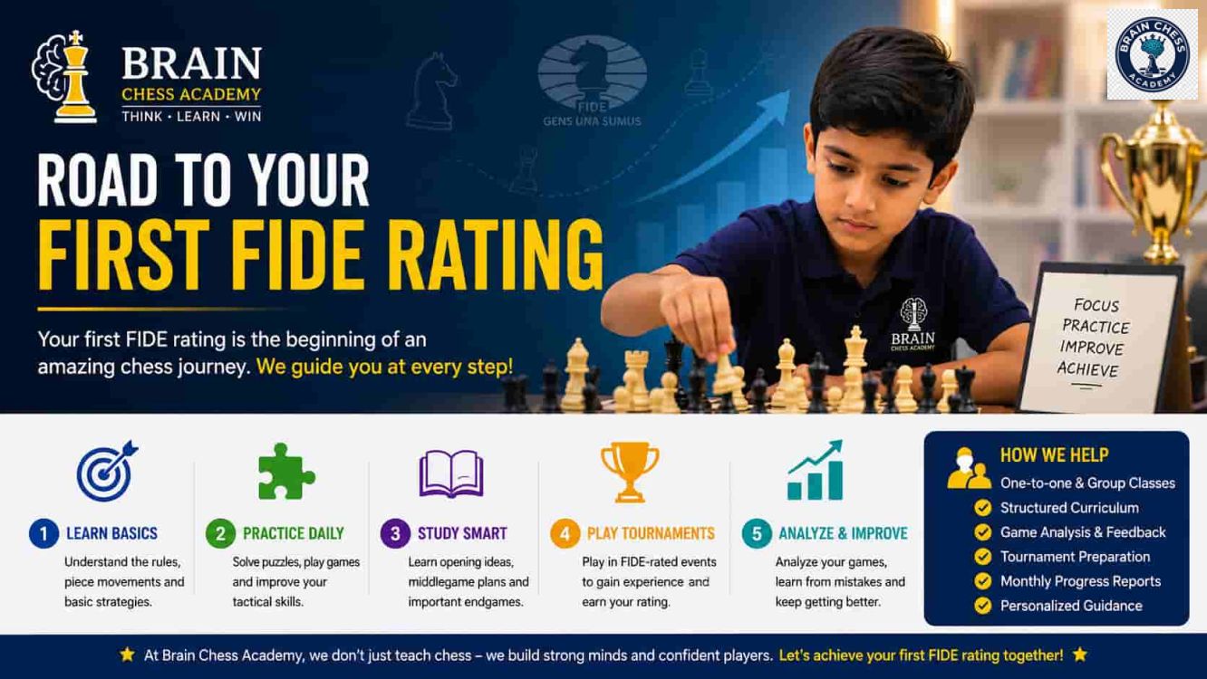 How to Get Your First FIDE Rating (A Guide by Brain Chess Academy)