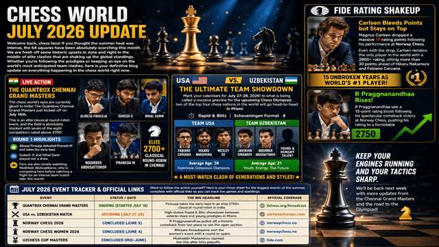 The Chess Chronicle: July 2026's Hottest Board Battles! ♔♕